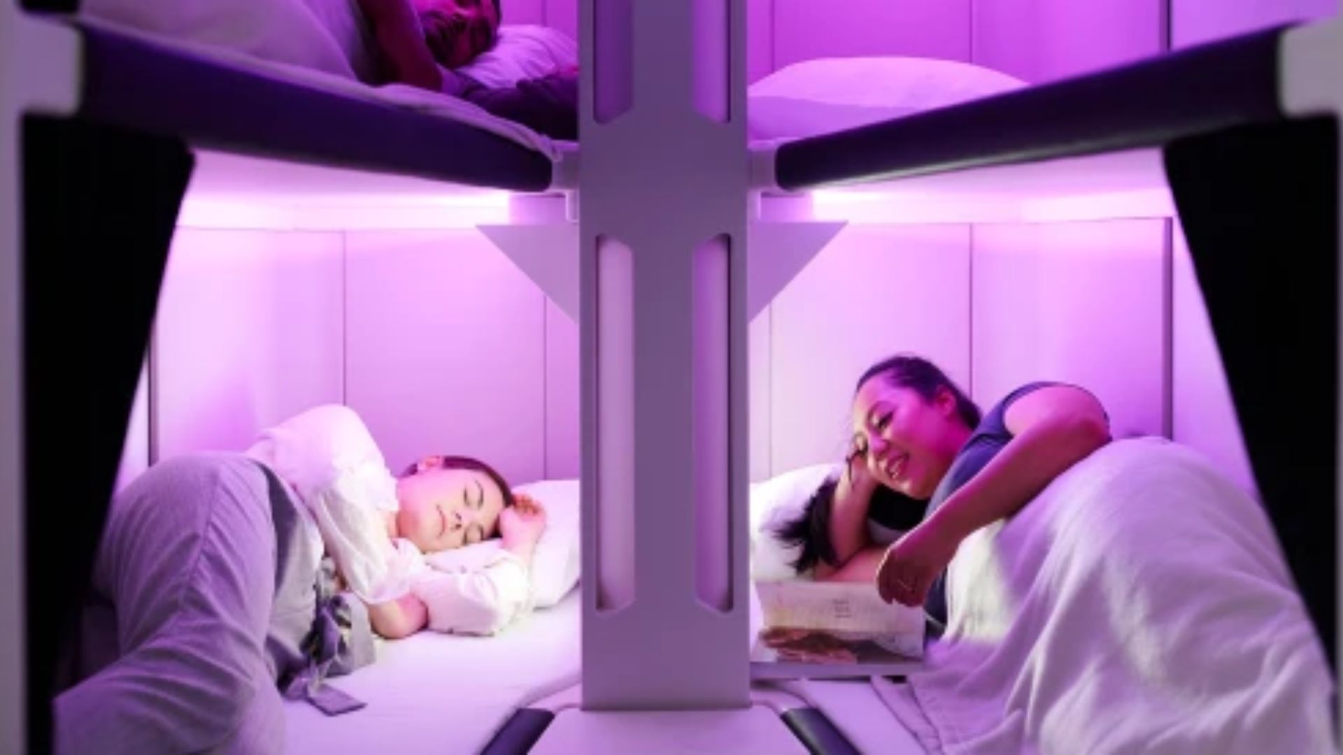 Air New Zealand dispatches sleep pods overhead for economy passengers