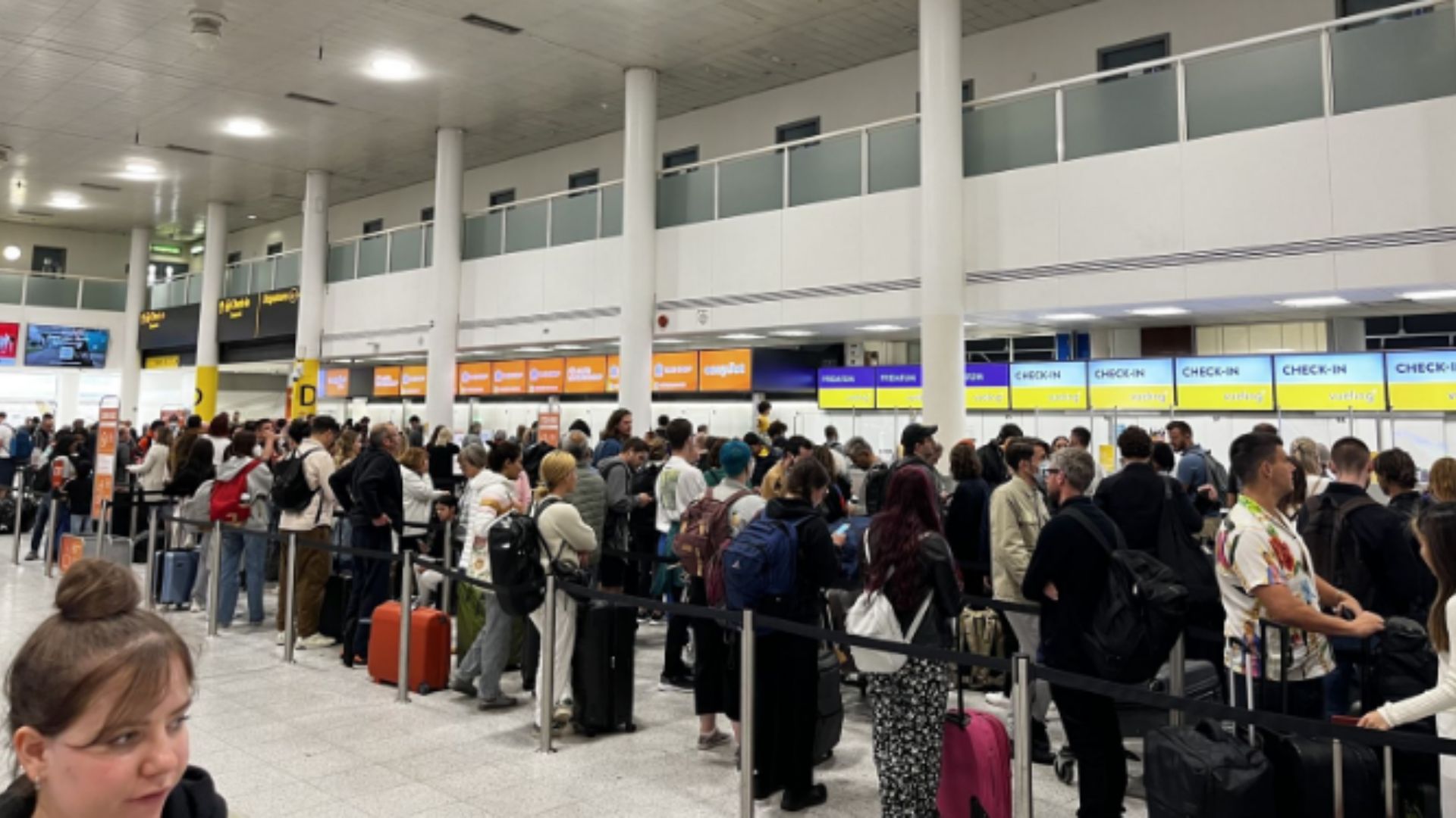 Many Britons are stuck at airports as tube strikes add to travel disruption