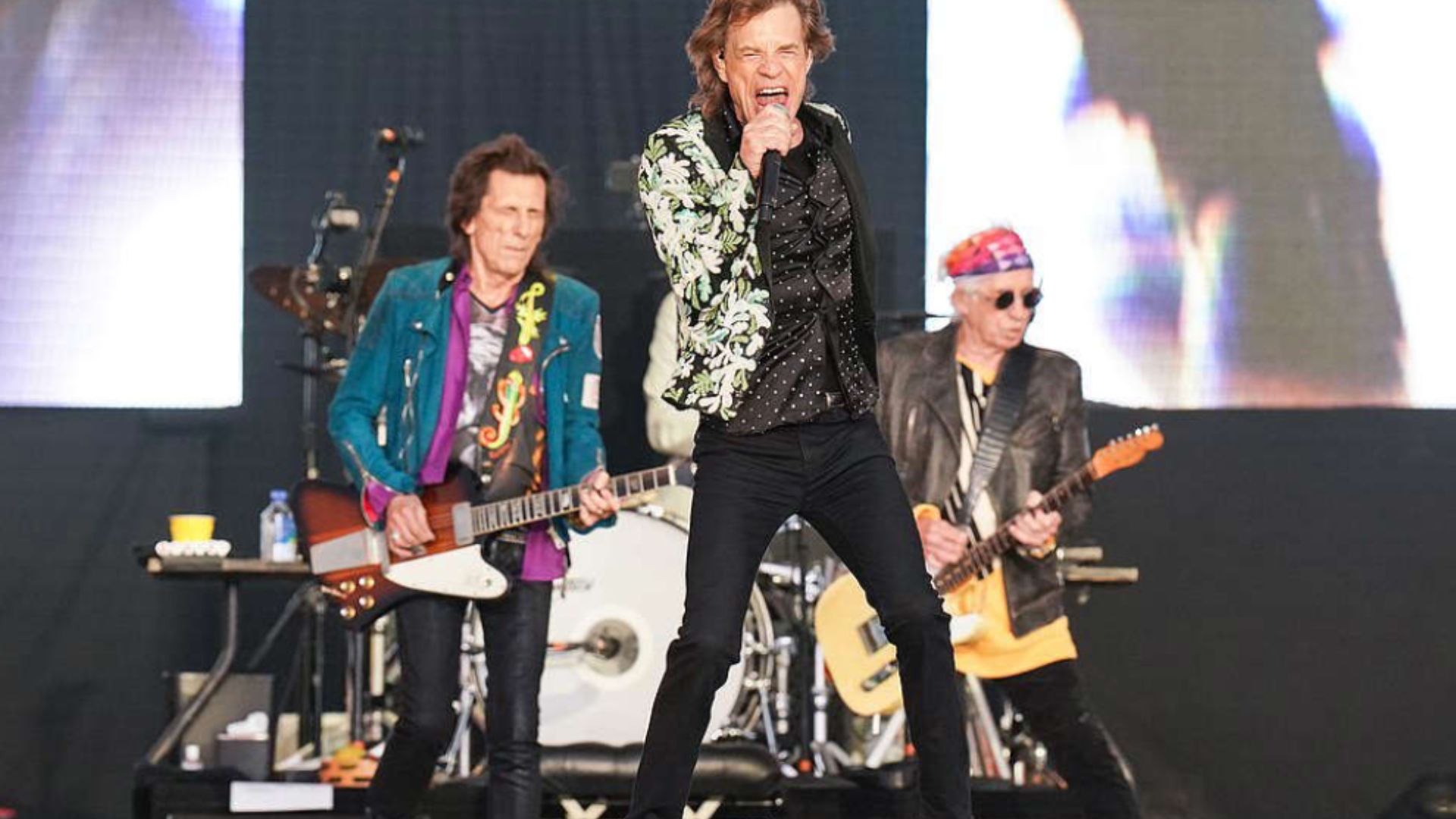 Mick Jagger is back battling fit as he gives enthusiastic execution
