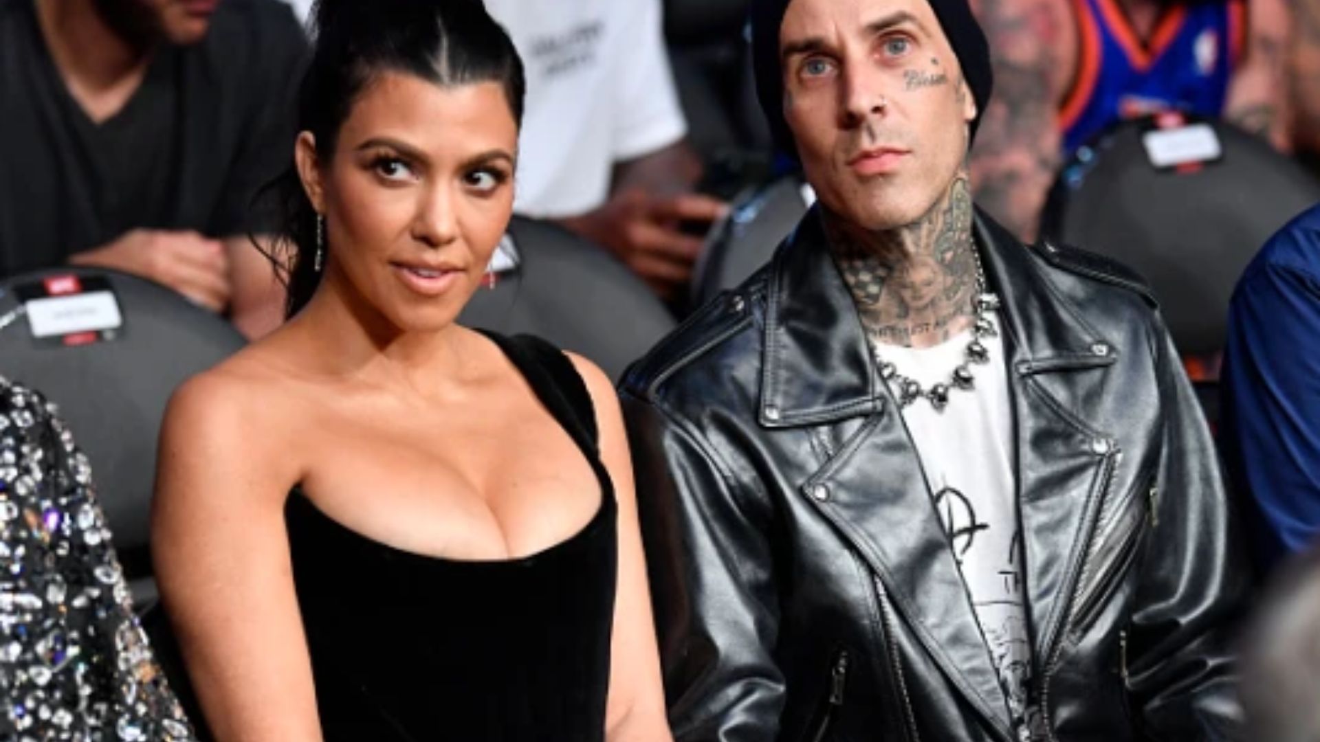 Travis Barker was taken to the medical clinic in a rescue vehicle