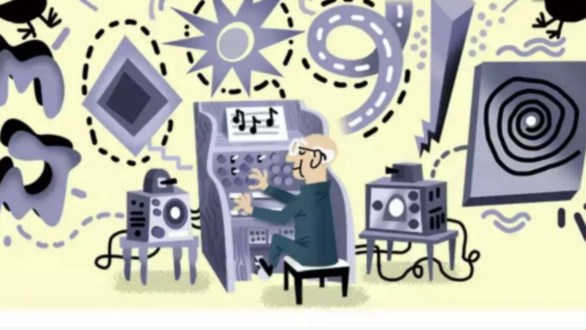 Google Doodle today celebrates the 112th birthday of Oskar Sala