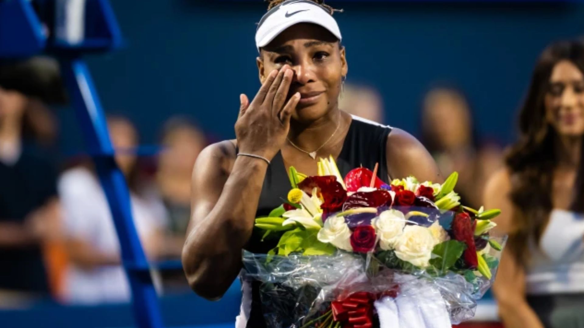 Serena Williams makes weepy exit in Toronto after retirement affirmation