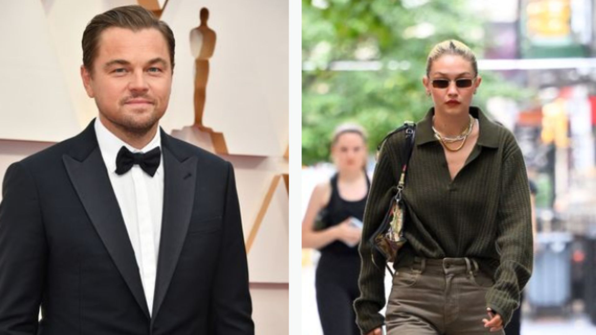 Leonardo DiCaprio and Gigi Hadid are spotted together at the party