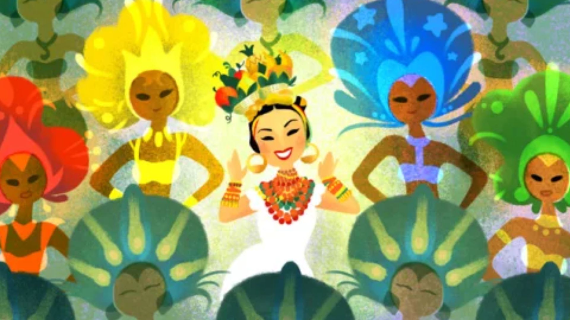 Carmen Miranda Google doodle celebrates